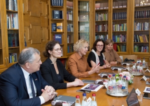 Latvijas un Tieslietu padomju pārstāvju tikšanās