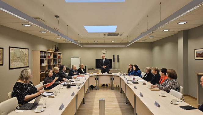 Tieslietu padomes locekļu tikšanās ar Administratīvās apgabaltiesas tiesnešiem