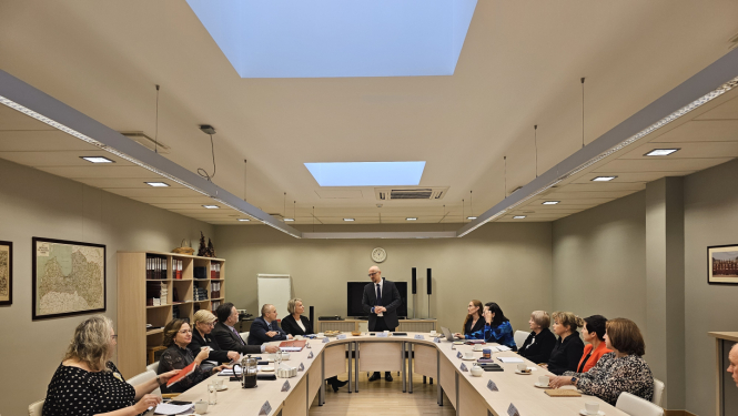 Tieslietu padomes locekļu tikšanās ar Administratīvās apgabaltiesas tiesnešiem