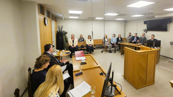 Tikšanās ar Ekonomisko lietu tiesas tiesnešiem