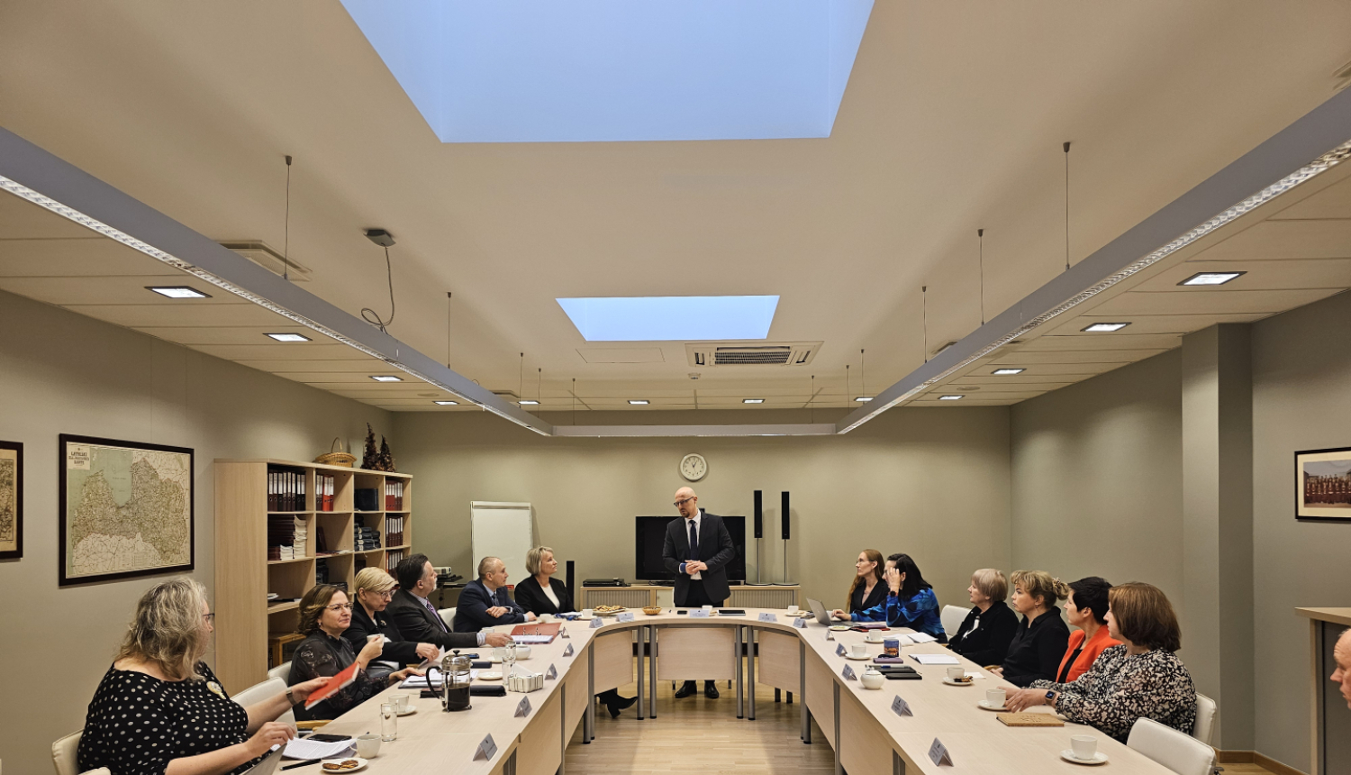 Tieslietu padomes locekļu tikšanās ar Administratīvās apgabaltiesas tiesnešiem