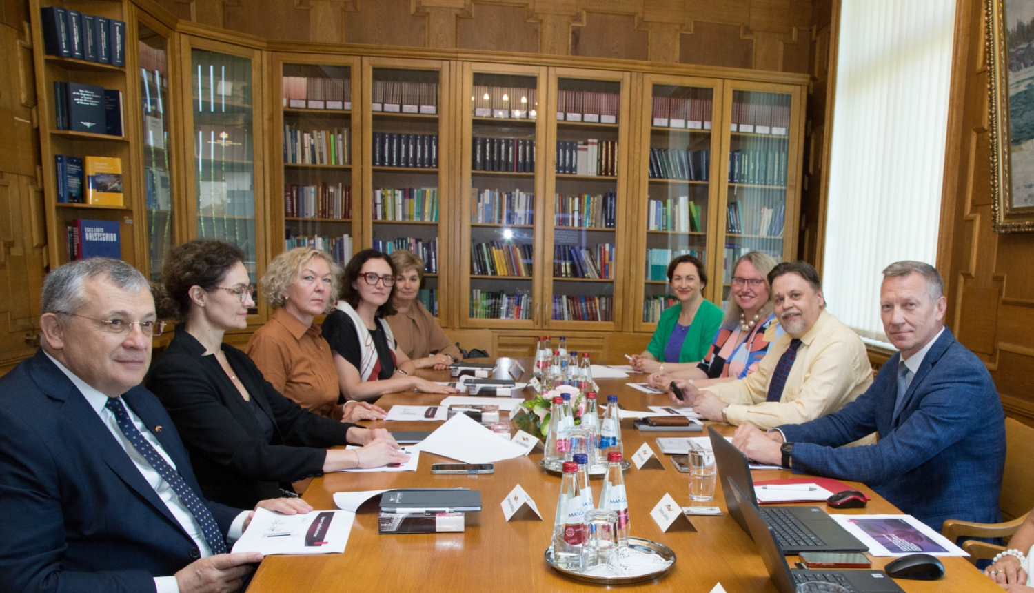 Latvijas un Tieslietu padomju pārstāvju tikšanās